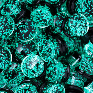 Glow in the Dark Glass Plugs