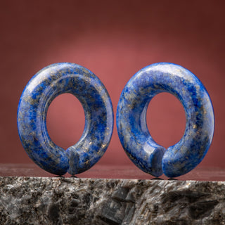 Lapis Lazuli Hoops