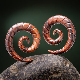 Twisted Spiral Wood Hangers