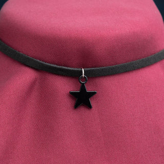 Black Choker with Star Charm