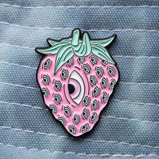 Strawberry Eyes Pin