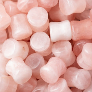 Rose Quartz Plugs