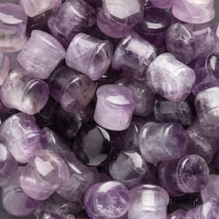 Amethyst Single Flare Plugs