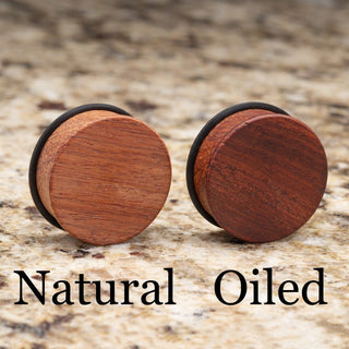 Myanmar Maidu Wood Single Flare Plugs