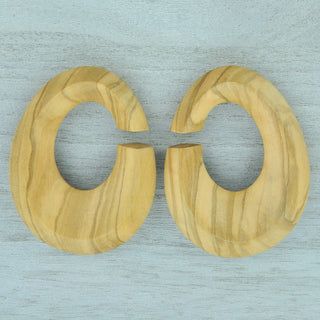 Oval Olive Wood Hangers