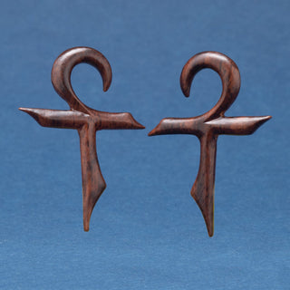 Narra Wood Ankh Hangers