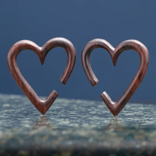 Heart Shaped Narra Wood Hangers