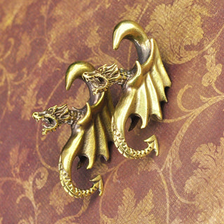 Dragon Brass Ear Weights Hangers